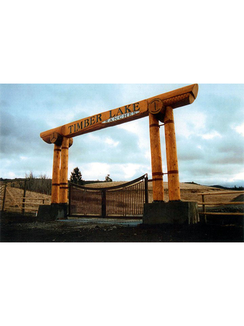 Vaughn Warren Timber Lake Ranch Gate