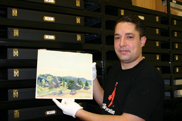 Vaughn Warren art installation and handling Carmichael