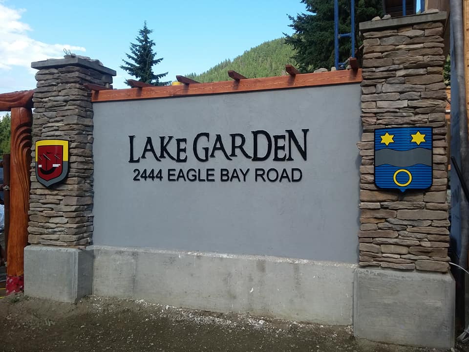 lake garden vaughn warren sign and graphics